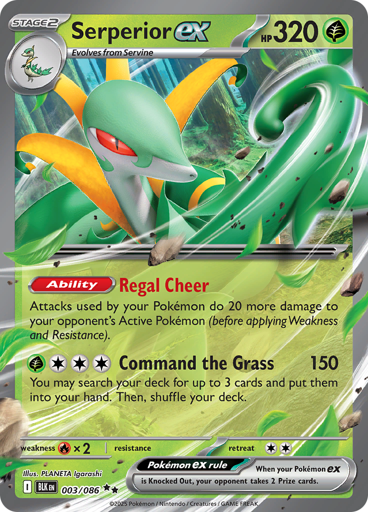 Serperior ex - 003/086 - Double Rare