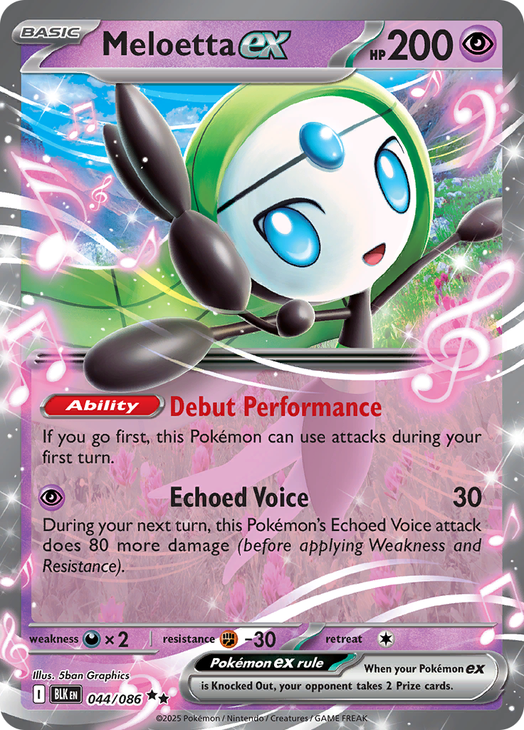 Meloetta ex - 044/086 - Double Rare