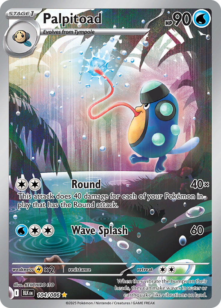 Palpitoad - 104/086 - Illustration Rare
