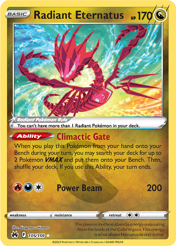 Radiant Eternatus - 105/159 - Radiant Rare