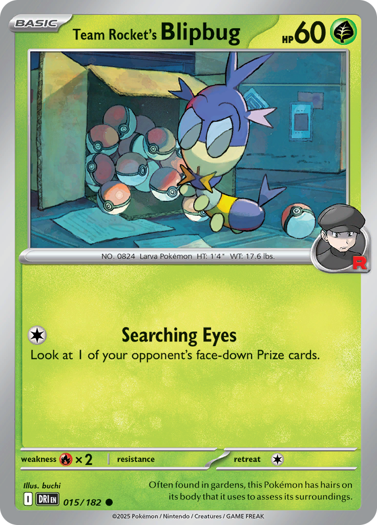Team Rocket's Blipbug - 015/182 - Common