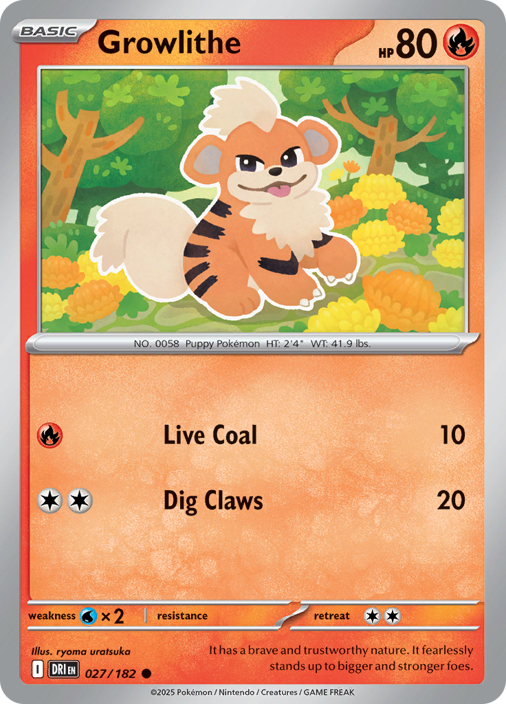 Growlithe - 027/182 - Common