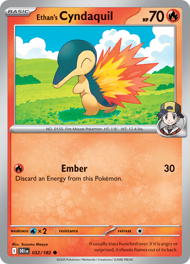 Ethan's Cyndaquil - 032/182 - Common