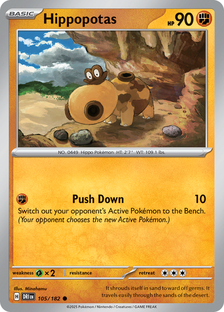 Hippopotas - 105/182 - Common (Español)