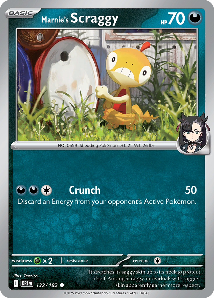 Marnie's Scraggy - 132/182 - Common