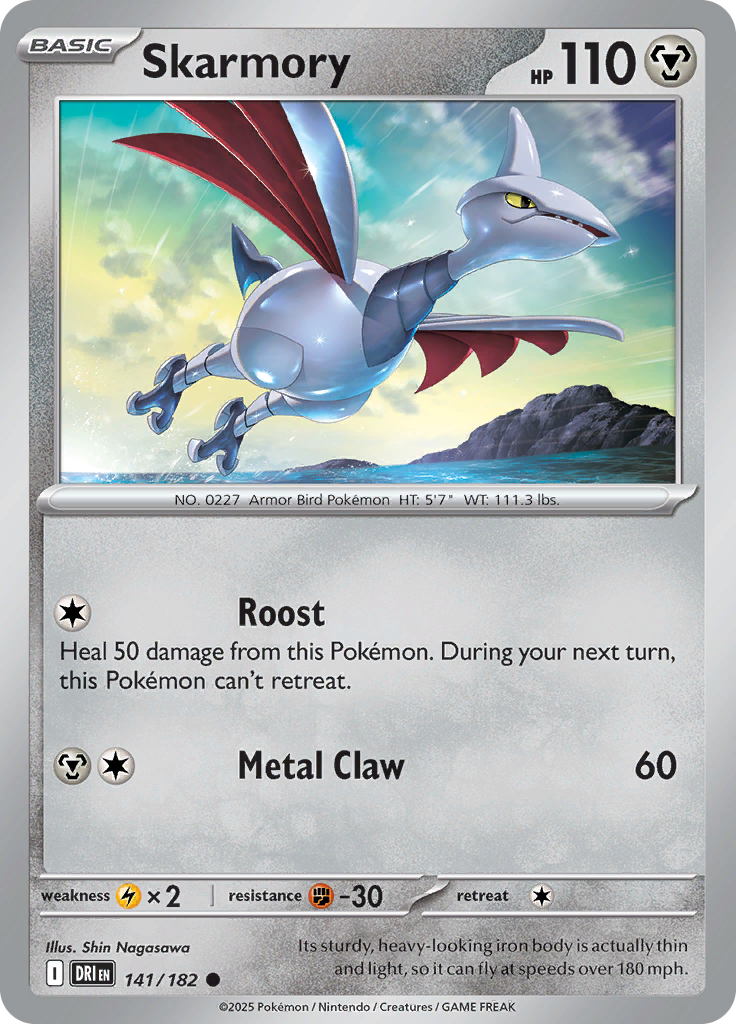 Skarmory - 141/182 - Common (Español)