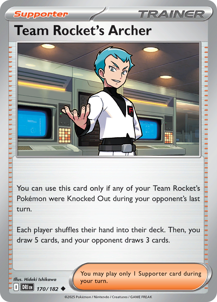 Team Rocket's Archer - 170/182 - Uncommon