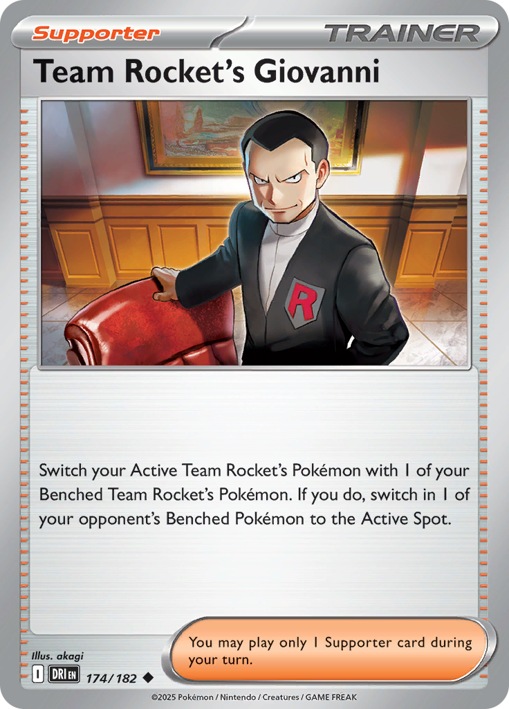 Team Rocket's Giovanni - 174/182 - Uncommon