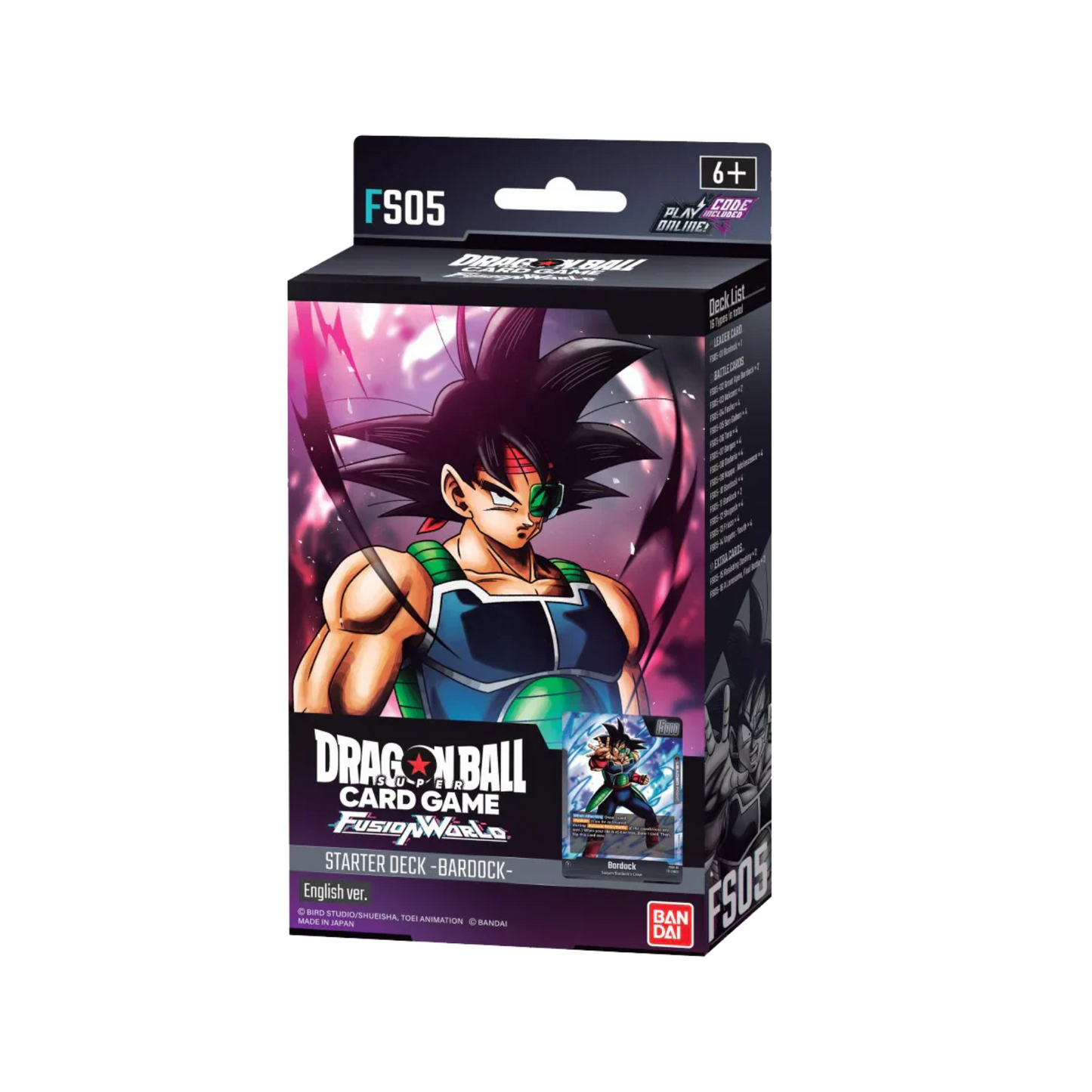 Starter Deck Dragon Ball Fusion World - FS05 Bardock