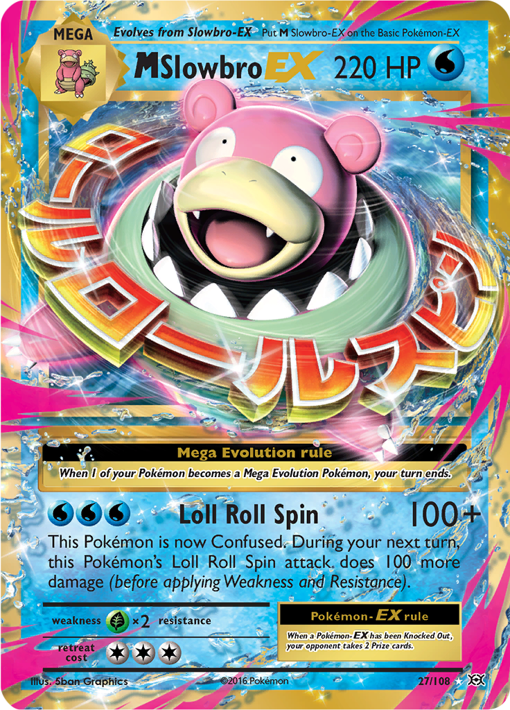 M Slowbro EX - 27/108 - Ultra Rare