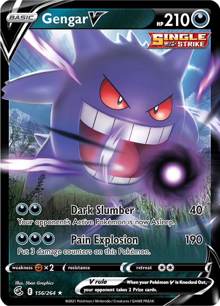 Gengar V - 156/264 - Ultra Rare