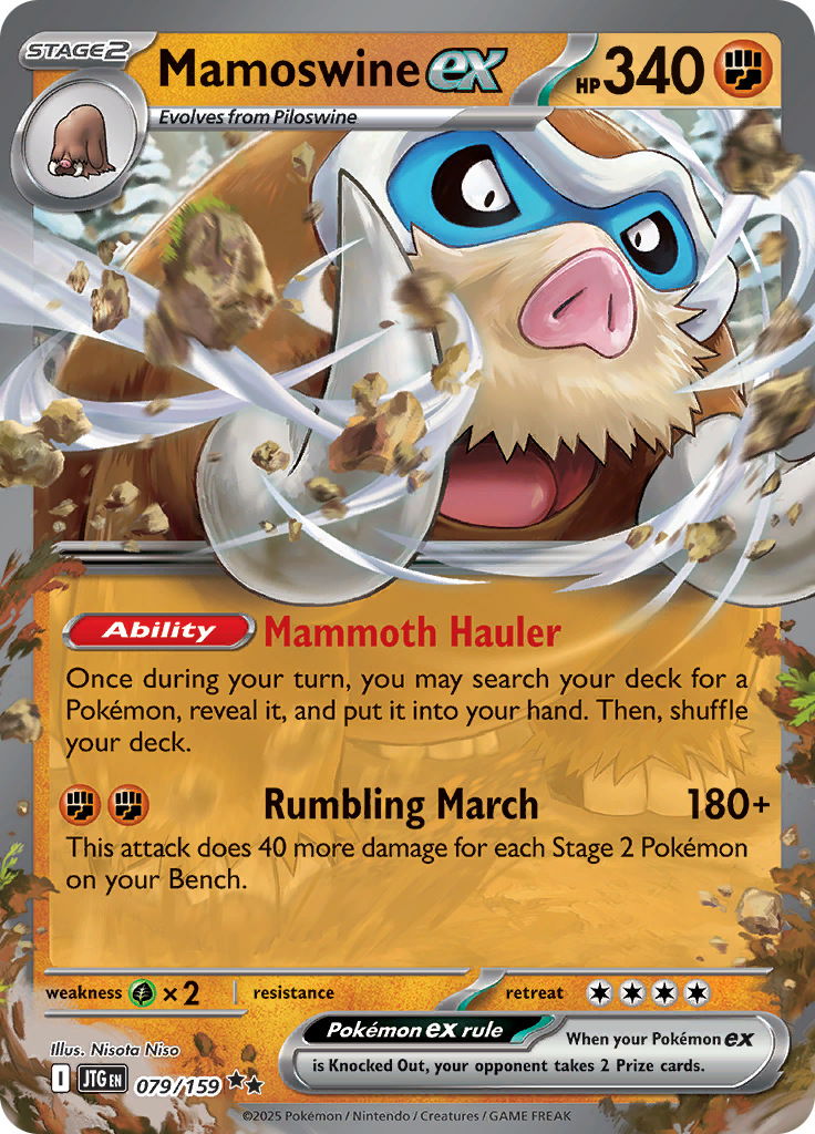 Mamoswine ex - 079/159 - Ultra Rare
