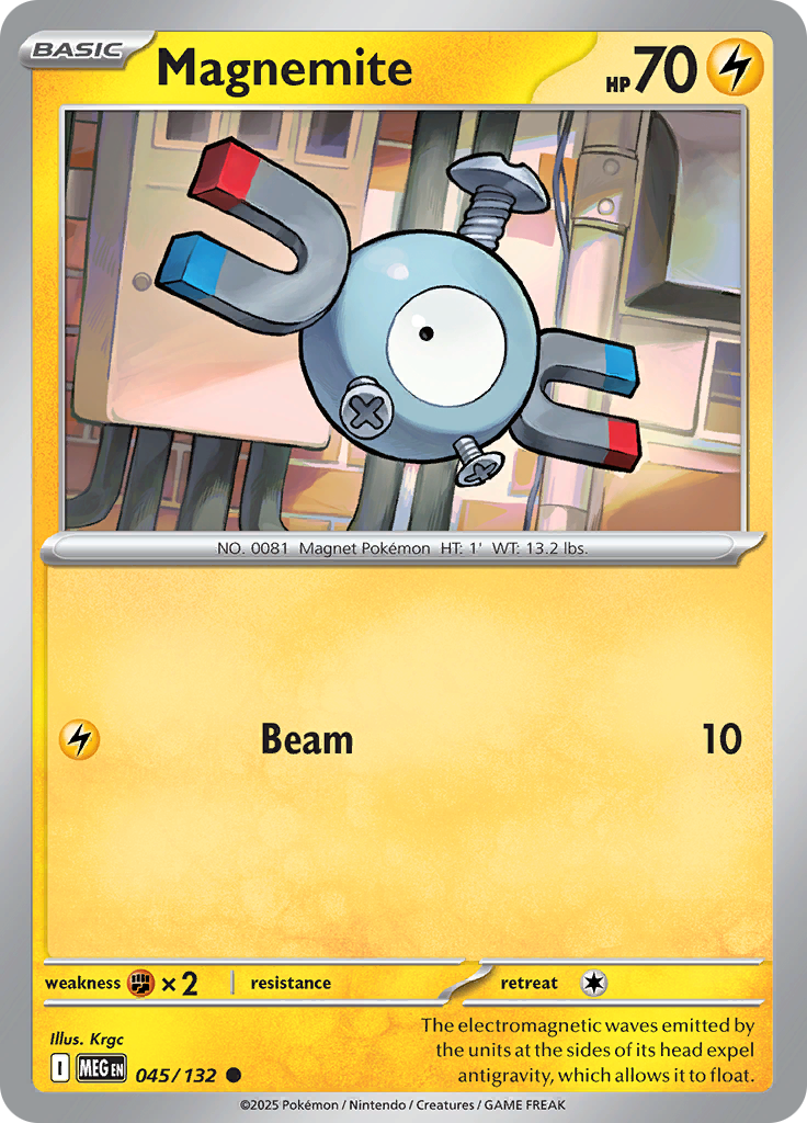 Magnemite - 045/132 - Common Reverse Holo