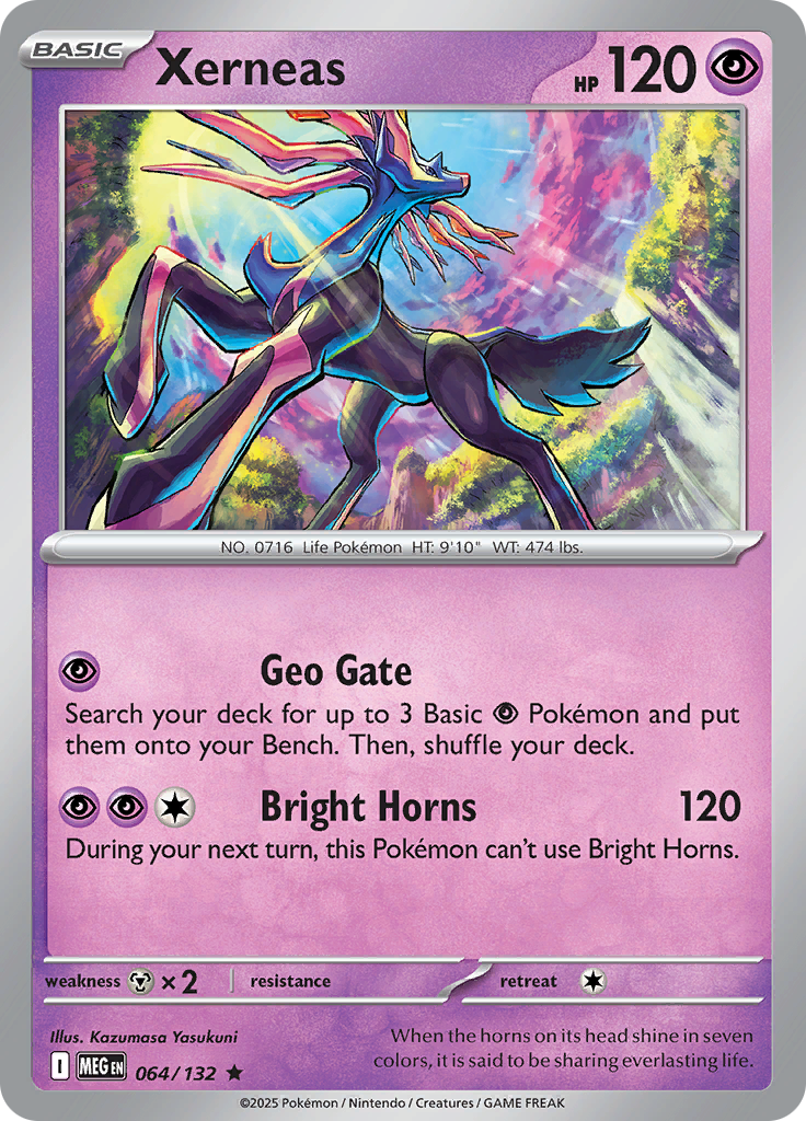Xerneas - 064/132 - Rare Reverse Holo