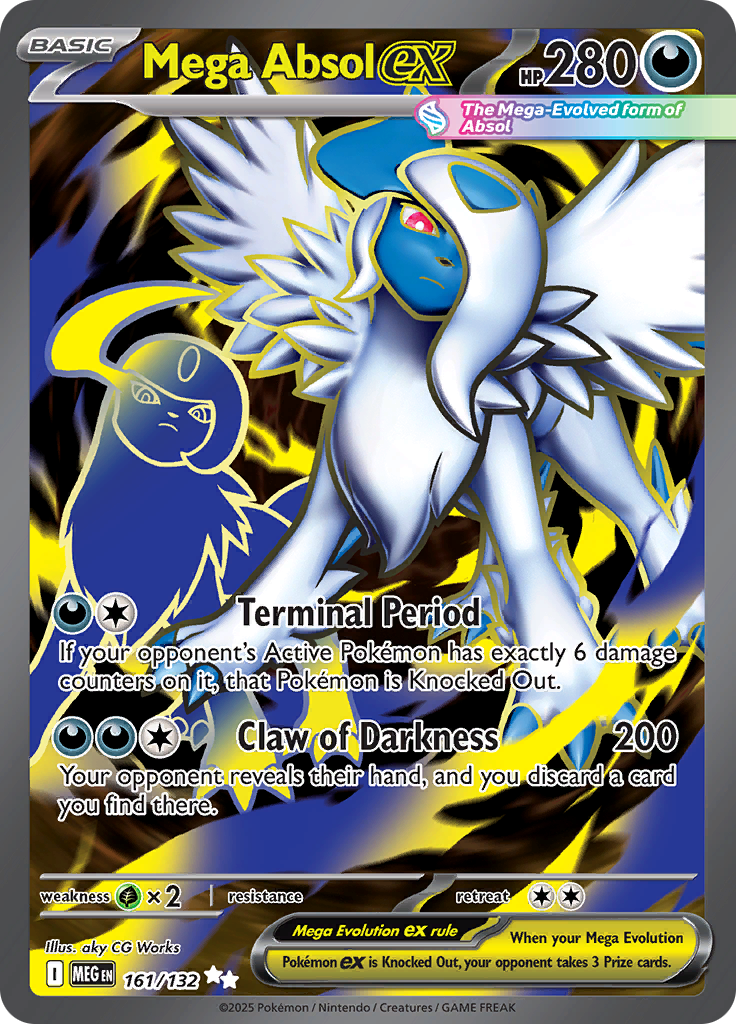 Mega Absol ex - 161/132 - Ultra Rare