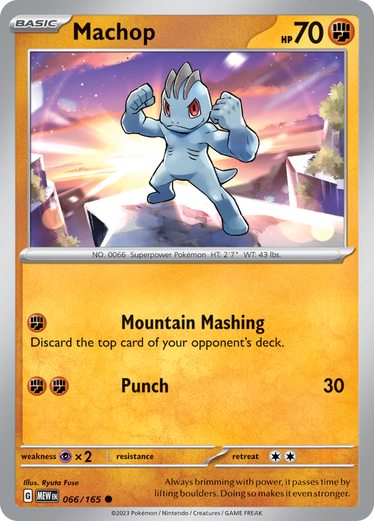 Machop - 066/165 - Common (Español)