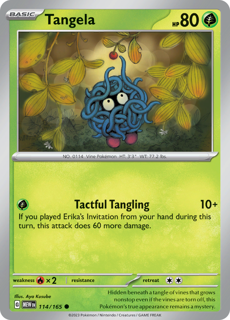 Tangela - 114/165 - Common (Español)