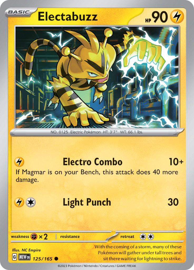 Electabuzz - 125/165 - Common