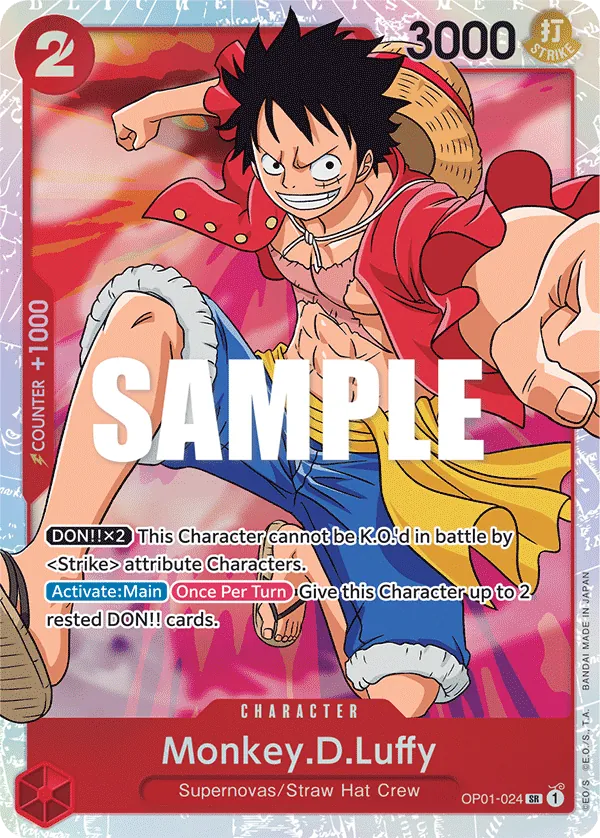 Monkey.D.Luffy - OP01-024 - Super Rare (PRB01) - OP01-024