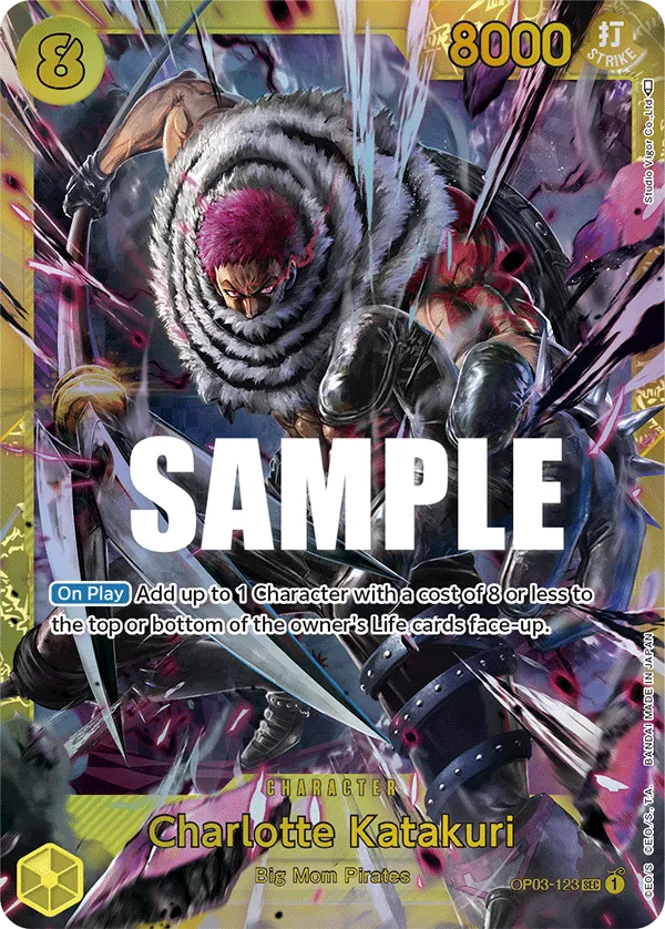 Charlotte Katakuri - OP03-123 - Secret Rare (PRB01) - OP03-123