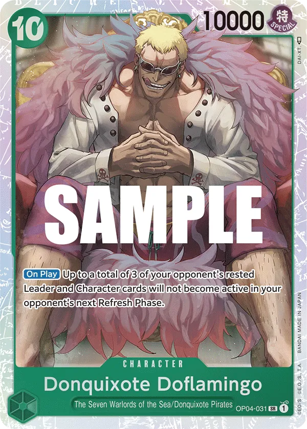 Donquixote Doflamingo - OP04-031 - Super Rare (PRB01) - OP04-031