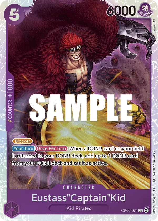 Eustass"Captain"Kid - OP05-074 - Super Rare (PRB01) - OP05-074