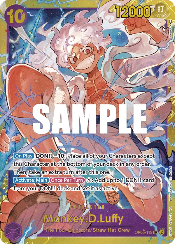 Monkey.D.Luffy - OP05-119 - Secret Rare (PRB01) - OP05-119