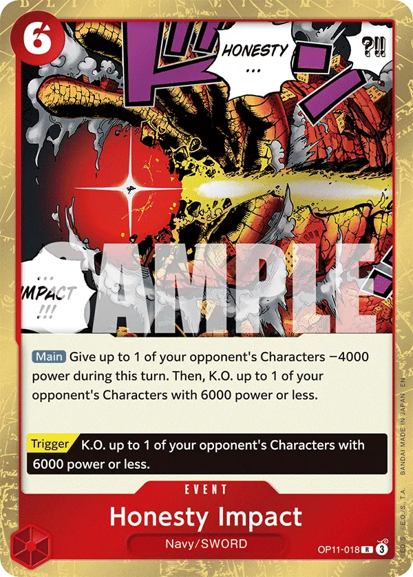 Honesty Impact - OP11-018