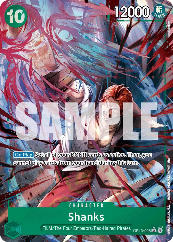 Shanks - OP13-028 - Alternate Art - OP13-028