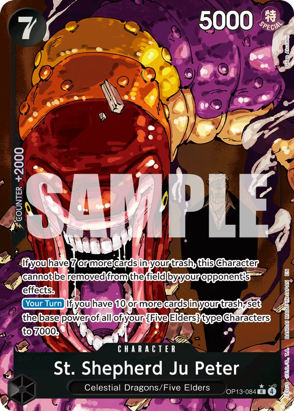 St. Shepherd Ju Peter - OP13-084 - Alternate Art - OP13-084