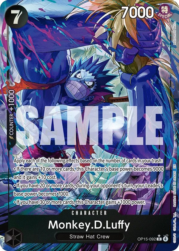 Monkey.D.Luffy - OP15-092 - Alternate Art - OP15-092