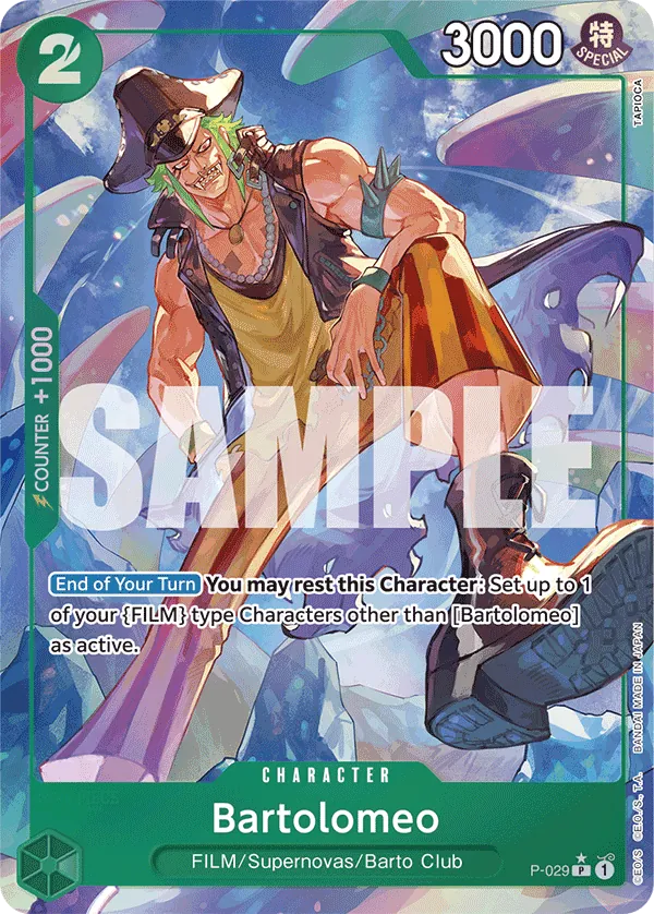 Bartolomeo - P-029 - Full Art (PRB01 V3) - P-029