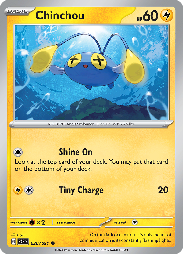 Chinchou - 020/091 - Common (Español)