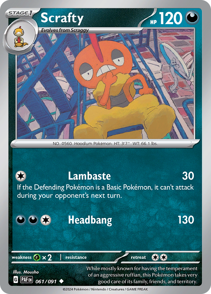 Scrafty - 061/091 - Uncommon
