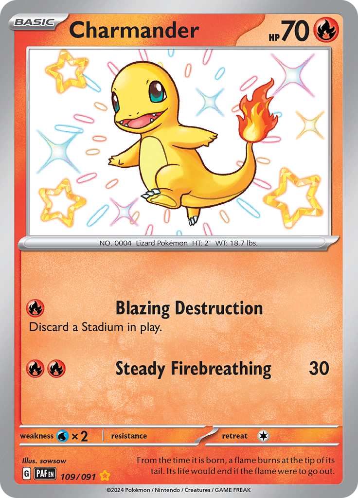 Charmander - 109/091 - Shiny Rare