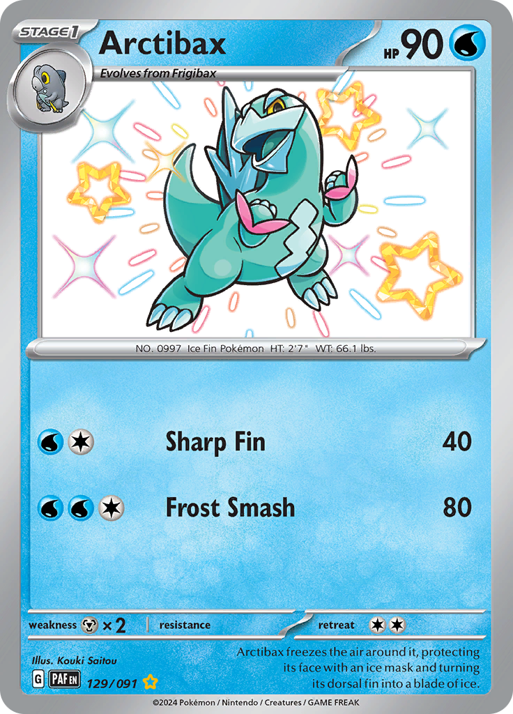 Arctibax - 129/091 - Shiny Rare