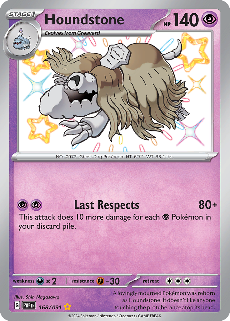 Houndstone - 168/091 - Shiny Rare