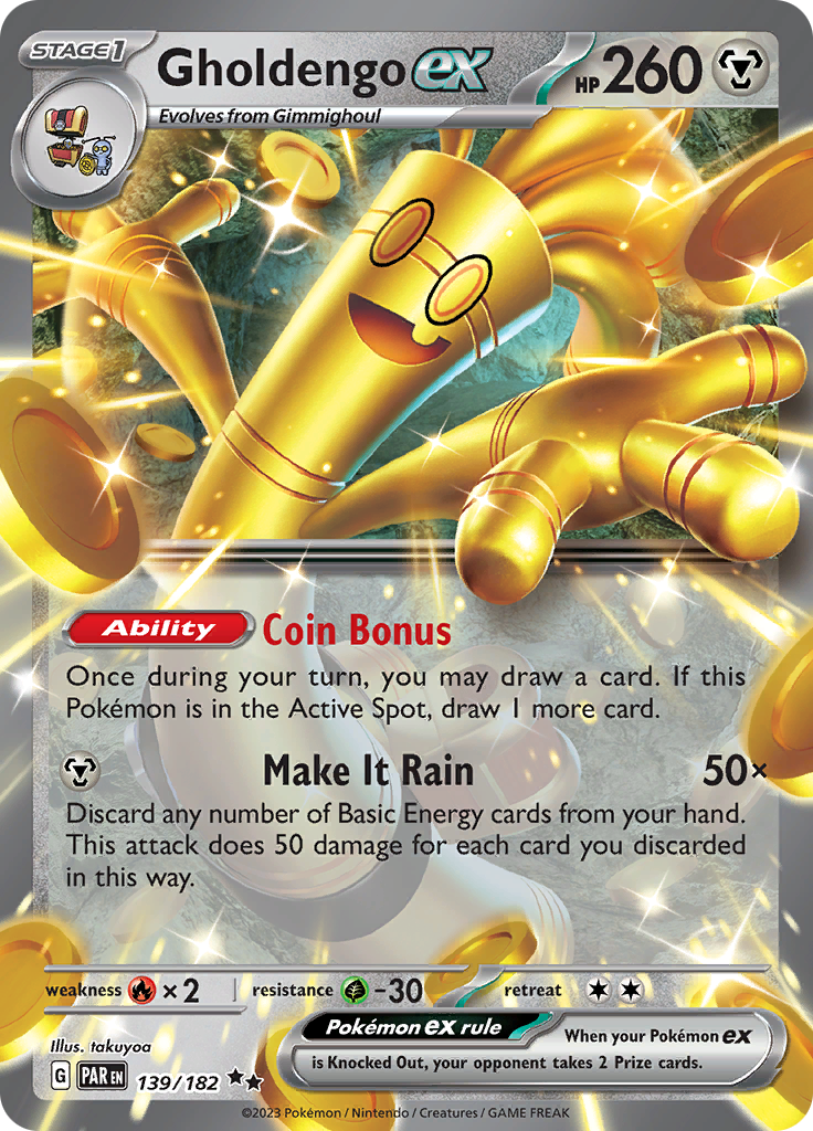 Gholdengo ex - 139/182 - Ultra Rare