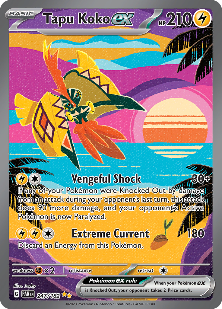 Tapu Koko ex - 247/182 - Special Illustration Rare (Español)