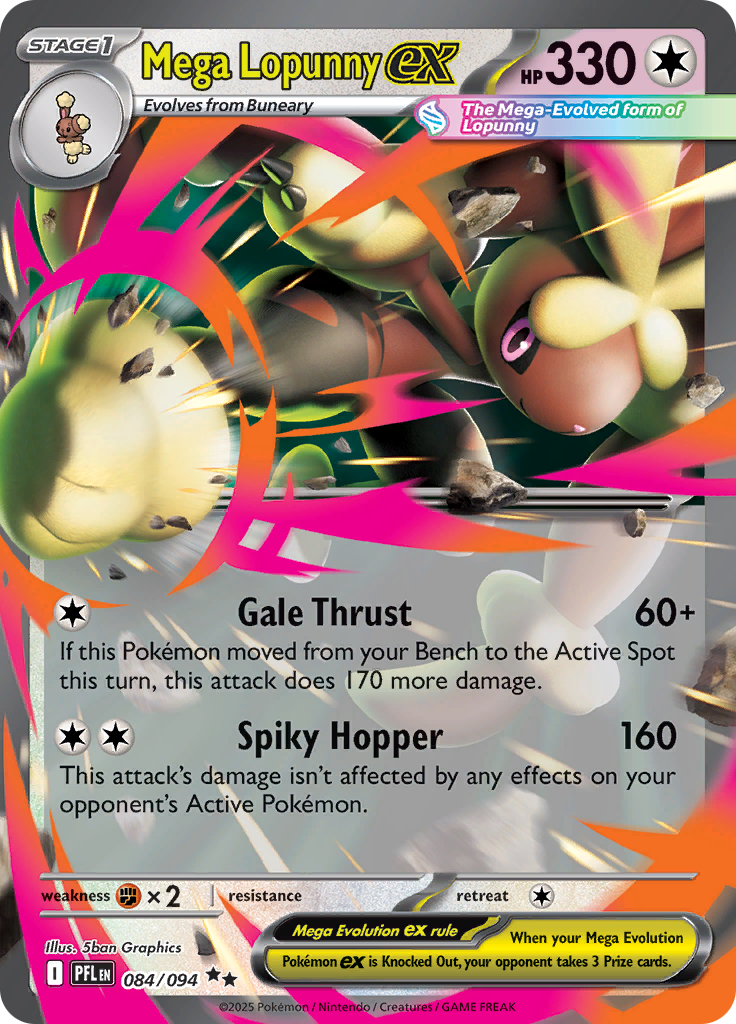 Mega Lopunny ex - 084/094 - Double Rare