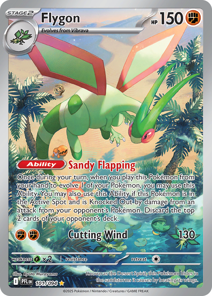 Flygon - 101/094 - Art Rare (Español)