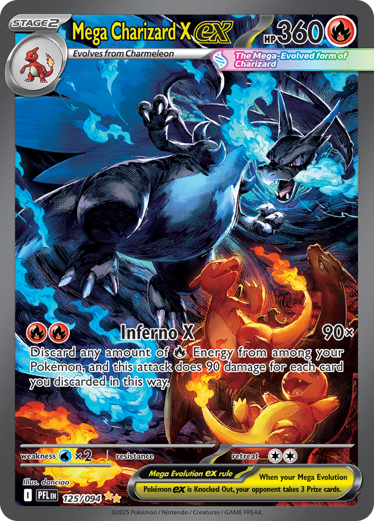 Mega Charizard X ex - 125/094 - Special Art Rare (Español)