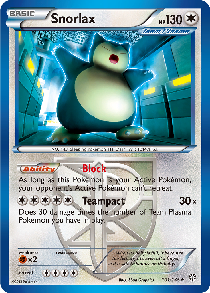 Snorlax - 101/135 - Rare