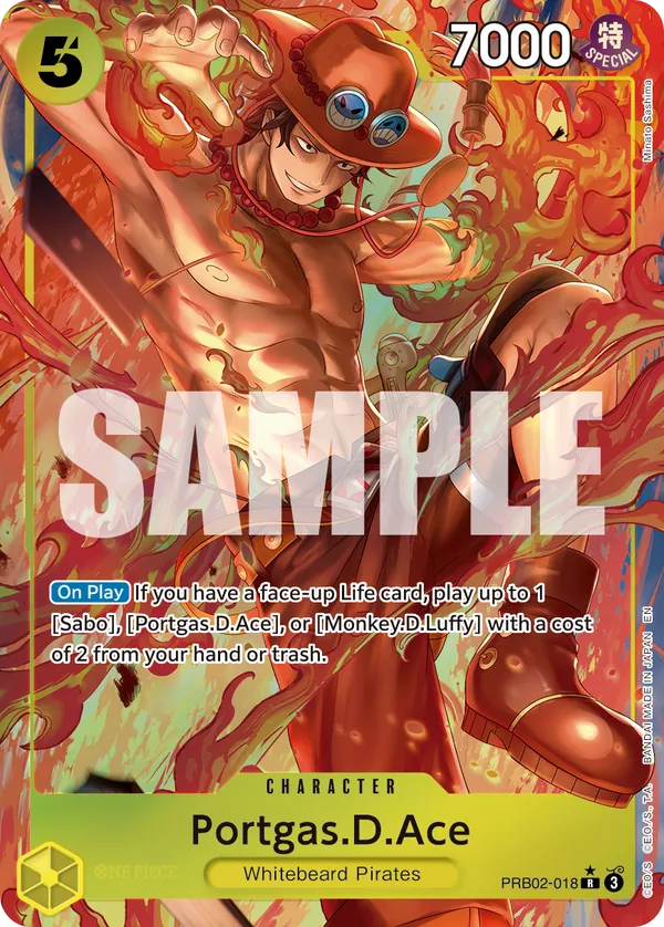 Portgas.D.Ace - PRB02-018 - Alternate Art - PRB02-018