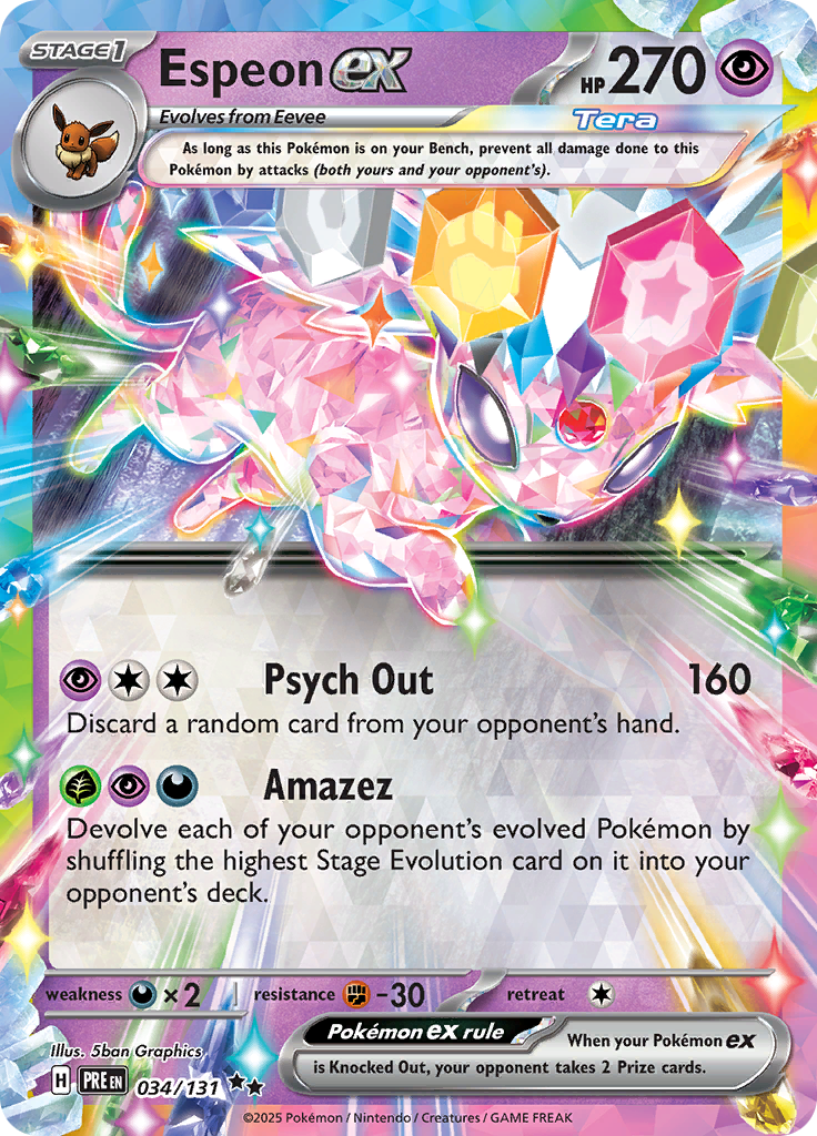 Espeon ex - 034/131 - Ultra Rare