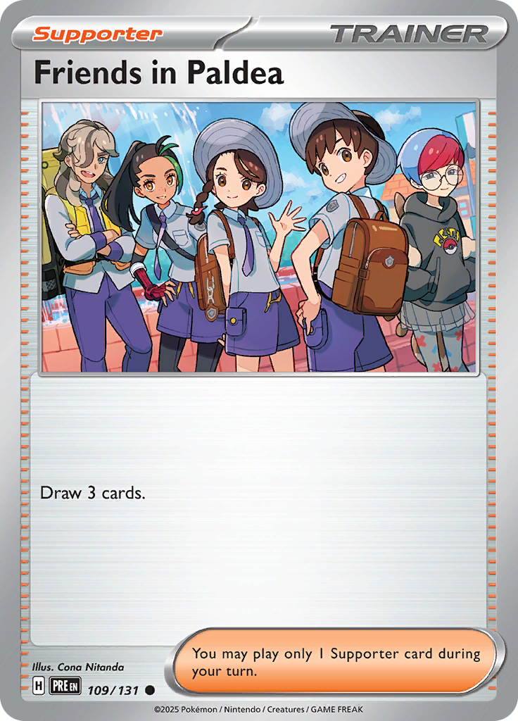 Friends in Paldea - 109/131 - Common (Español)