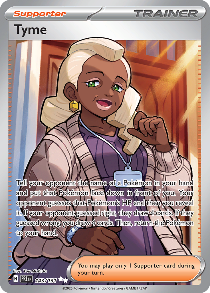 Tyme - 143/131 - Full Art Secret Rare