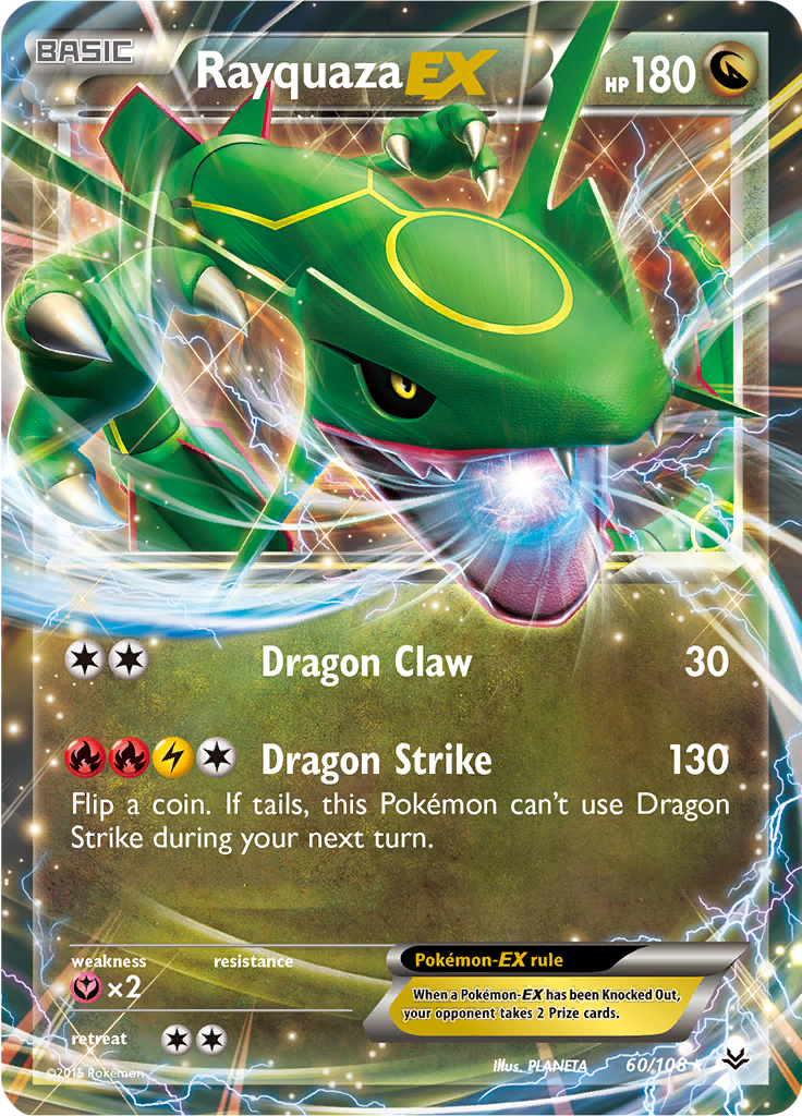 Rayquaza EX - 60/108 - Ultra Rare