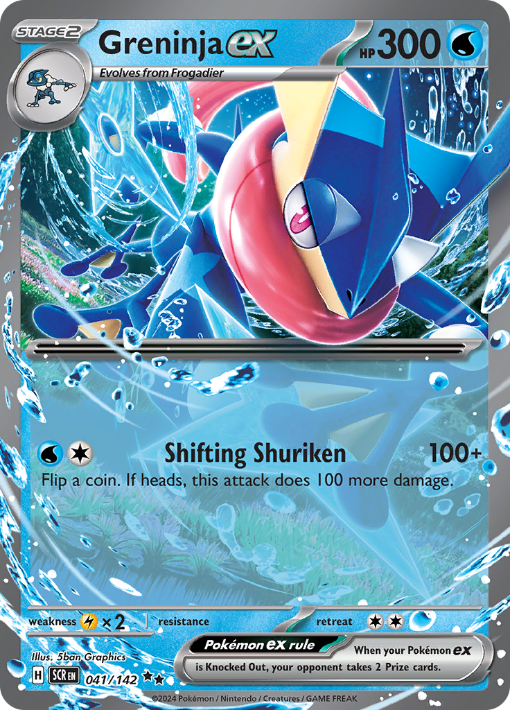 Greninja ex - 041/142 - Ultra Rare (Español)