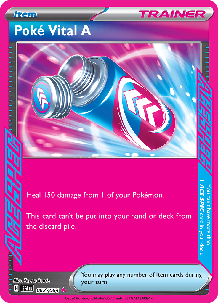 Poke-Vital A - 062/064 - Ace Rare